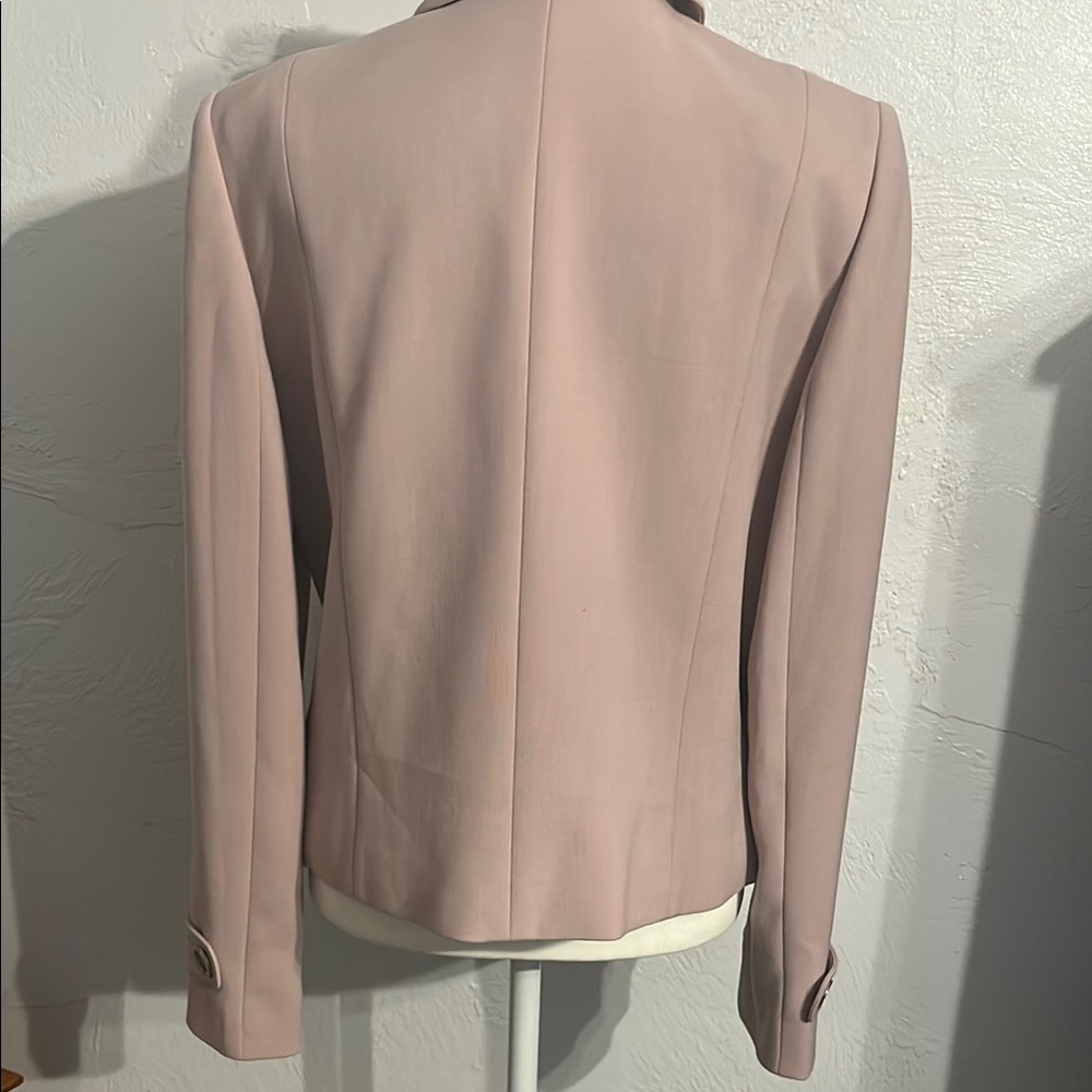 Tahari Arthur S Levine PinkTailored Blazer with Pointed Collar Sz 8 - Picture 5 of 9